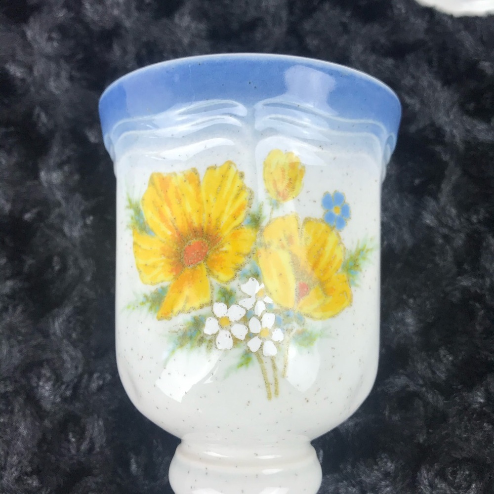 Mikasa Amy Country Club Ceramic Goblet - Picture 7 of 12